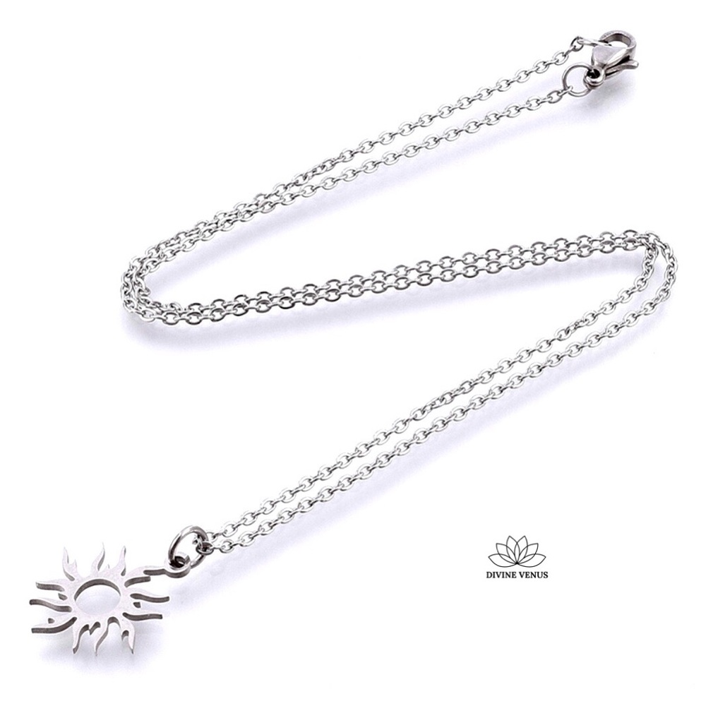 Sun Necklace | Stainless Steel - Picture 5 of 5